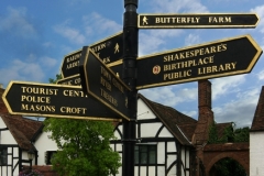 Website Gallery Image ~ Sign post ~ Stratford-upon-Avon